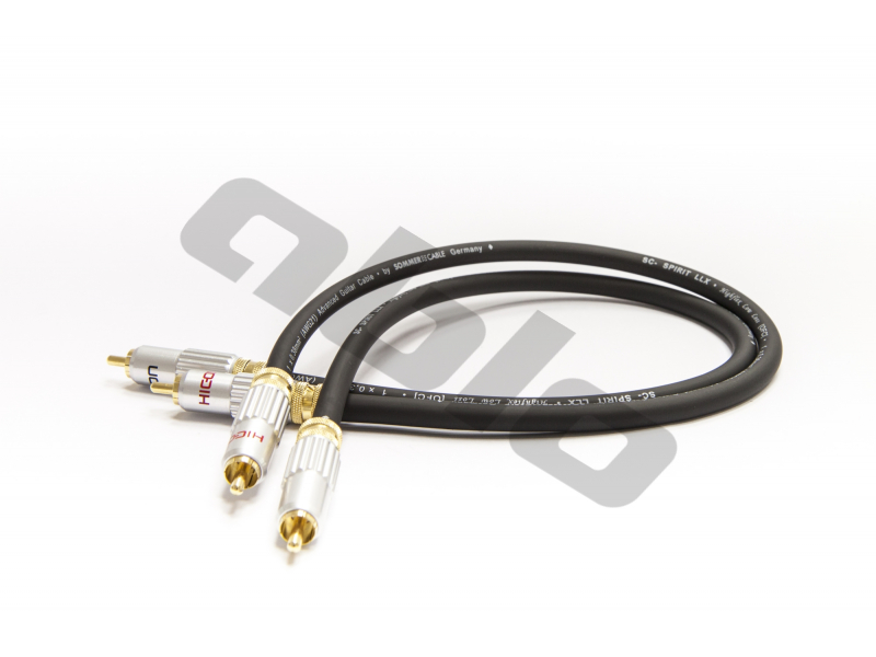 Gotowy kabel Rca / Cinch SC SPIRIT LLX + HiCon CM13 Hi-End para